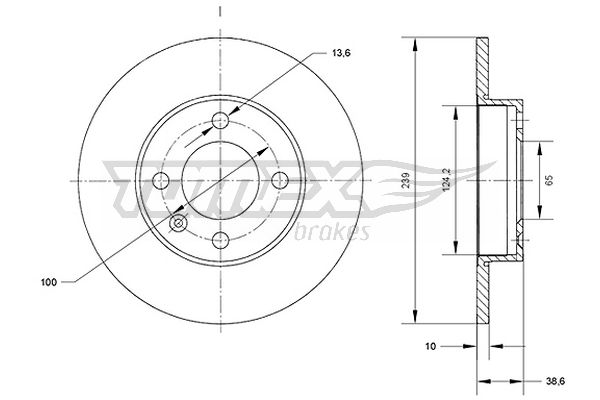 TOMEX Brakes TX 70-88...